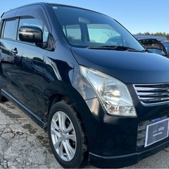 【支払総額14.8万円】お得な軽自動車！ワゴンR車検令和10年2月BluetoothオーディオワンセグTVバックカメラ機関良好！の画像