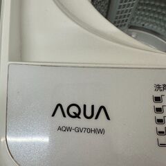 【ジャングルジャングル滋賀草津店】ジモティ来店特価!!　洗濯機　アクア　AQW-GV70H　2019　J-2602109の画像