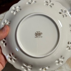 Adam & Eve 花柄 透かし 小皿3枚セット｜たち吉ブランドの画像