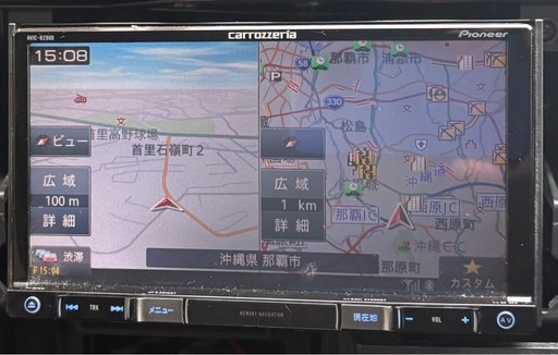 カロッツェリア　楽ナビ　 AVIC RZ900  Bluetooth、フルセグ
