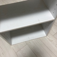 カラーボックス　二段白の画像