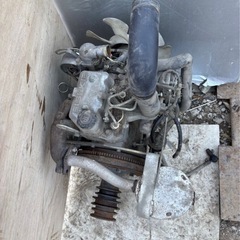 イセキ/ISEKI ディーゼルエンジン E255 コンバイン部品取り 重機　建設機械　動作確認済みの画像