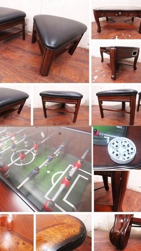 アンティーク サッカーゲームテーブル
