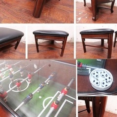 アンティーク サッカーゲームテーブルの画像
