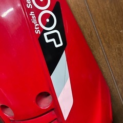 2JA JOG ヤマハ　フロントカウル　割れ無し　中古　2JA-21511 中古　赤色　純正　stylish sensation YAMAHA ジョグ　外装 赤の画像