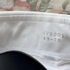 【クリーニング済】KANSAI YAMAMOTO ホワイト長袖シャツの画像