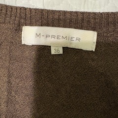 M-PREMIER カットソー  定価1万以上の画像