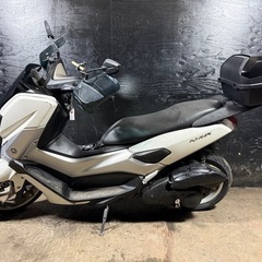 ★支払総額12.8万円★買取強化中！ まずはカンタン無料査定まで！　ヤマハ N-MAX 白 SE86J 車格大きい125cc！ サイスタ付き！ ナックルガード！ 低燃費！の画像