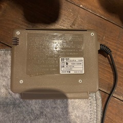 MORITA ホットカーペット　グレー 【中古品】の画像