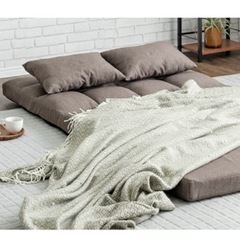 【新品】3wey コンパクト ソファベッド 二人掛け ソファ カウチ ベッド の画像