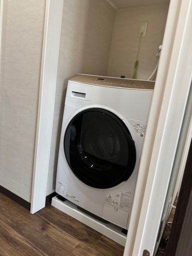 （お取引者さま決まりました）アイリスオーヤマ ドラム式洗濯機 洗濯8kg 乾燥5kg ホワイト DKC85A1-W 左開き