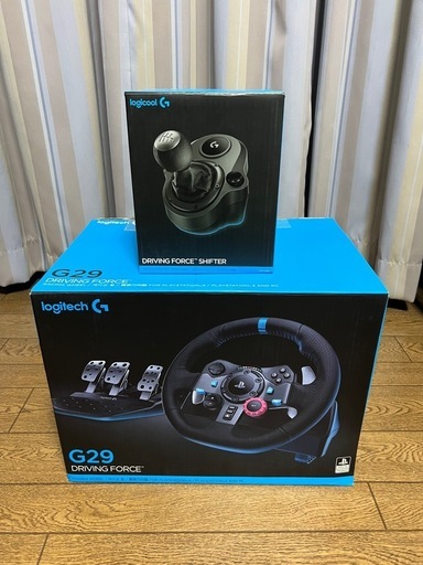 Logicool G29 DRIVING FORCE ハンドルコントローラー シフターセット
