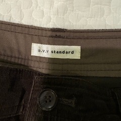 a.v.v  コーデュロイパンツ の画像