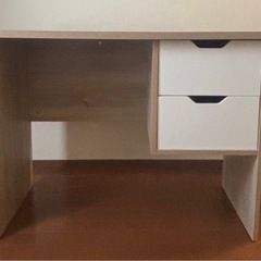 デスク　引き出し付きの画像