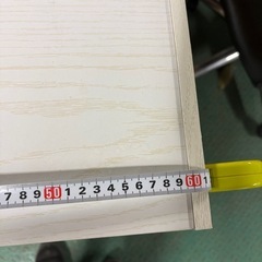 ホワイト木目 3段カラーボックス 幅61cm 収納棚の画像