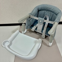 イングリッシーナ ファスト ベビーチェア トレー付  【グレー】の画像