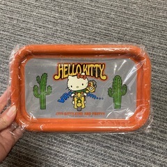 【新品・未使用】Sanrio ★ ハローキティ  インテリアトレー　レトロ　希少の画像