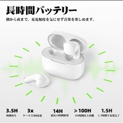 ワイヤレスイヤフォンの画像