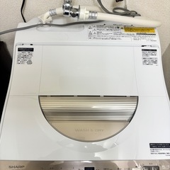 【乾燥付き】シャープ縦型洗濯機の画像