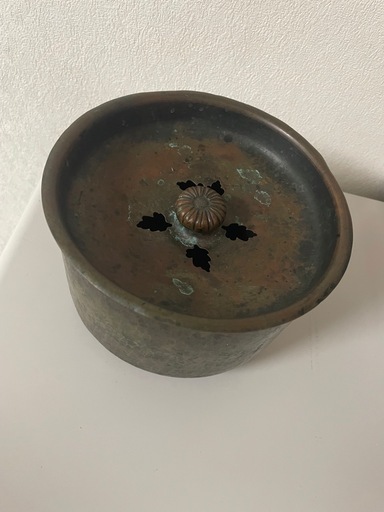 建水 茶道具台座付き