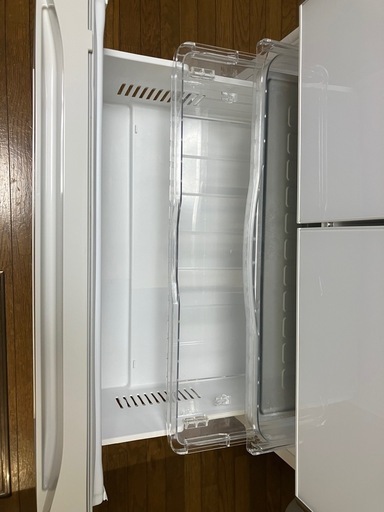 HITACHI 冷蔵庫 R-XG4800H(XW) 2018年製 475L 日立 6ドア 真空チルド クリスタルドア クリスタル ホワ