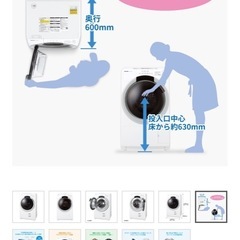 SHARP ドラム式洗濯乾燥機 ES-S7J   の画像