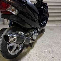 アドレスv125 k7 外装インナー新品　マフラー　　12インチ化　実動の画像