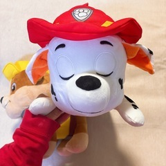 パウパトロール　マーシャル　ラブル　ぬいぐるみ　セットの画像