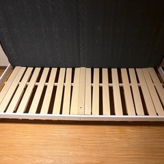 すのこベッド＋ポケットコイルマットレスセットの画像