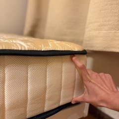 すのこベッド＋ポケットコイルマットレスセットの画像