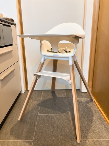 【美品】ストッケ クリック ハイチェア ホワイト