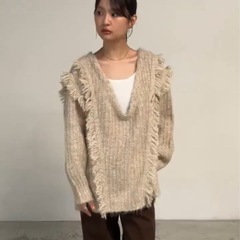 【新品】前後2WAYニットLｻｲｽﾞ‼️ レディースの画像