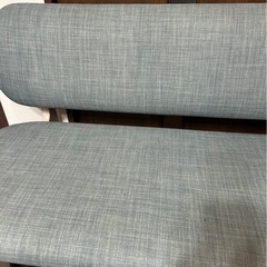 ニトリ　2Pチェア　リラックスワイド　ベンチ　2人掛けの画像