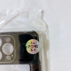 iPhone 13 Pro ケース MagSafe対応 クリア×ブラック 新品の画像