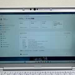 DVDモデル・超美品＞01173 軽量 Panasonic レッツノート CF-SV1 16GB/SSD256 i5  office2024 ノートPCの画像