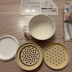 ベビーフード調理セット、ペットボトルキャップの画像