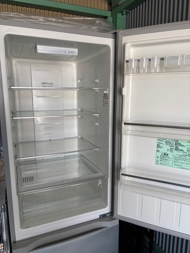 中古　アイリスオーヤマ　冷蔵庫　シルバー 全容量231Ｌ