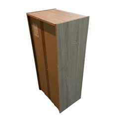 【ジ0212-15】美品‼️シンプルが使いやすい‼️３段カラーボックス ブラウン コメリ 幅415mm✕奥行296mm✕高さ880mmの画像