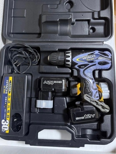 HITACHI 12V充電式ドライバードリルセット
