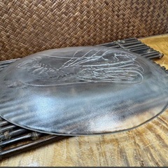 未使用品 アンティーク スウェーデン 洋食器 コスタボダ ロブスター ガラス 盛皿 箱付 KOSTA BODA P.マリーナ 楕円皿 大皿 盛皿 硝子 北欧 の画像