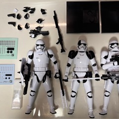 1/12 ファースト・オーダー ストームトルーパー 3体　セット　まとめ売りの画像