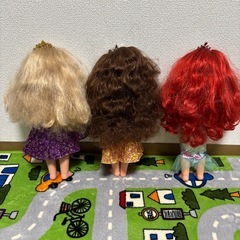 ラプンツェル、ベル、アリエル   1体350円
 の画像
