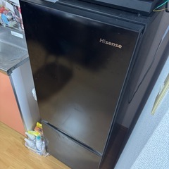 ハイセンス　冷蔵庫　ブラックの画像