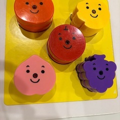 こどもちゃれんじ☆果物型はめおもちゃ☆くだものパズル★知育玩具★ベネッセしまじろうの画像