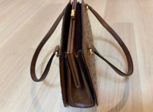 美品　オーストリッチバッグ