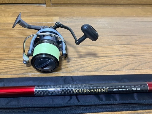【美品】②ダイワトーナメントサーフPT31-425、パワーサーフ3500QD　1セット