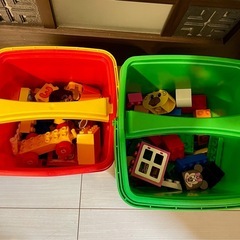 貴重 レゴデュプロ LEGOduplo 1歳半から2326と10531 中古子供の画像
