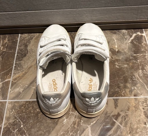 adidas スタンスミス ベルクロ 本革 26.0cm
