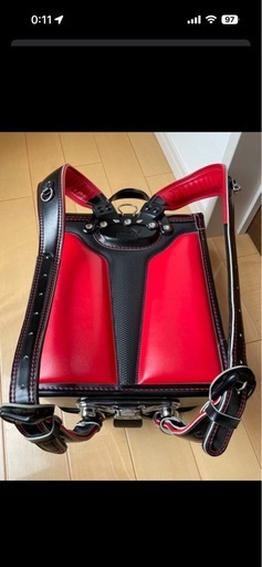 USED　天使のはね　セイバン　ランドセル　プーマ　男の子　ブラック　レッド