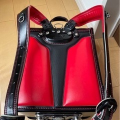 USED　天使のはね　セイバン　ランドセル　プーマ　男の子　ブラック　レッド
の画像
